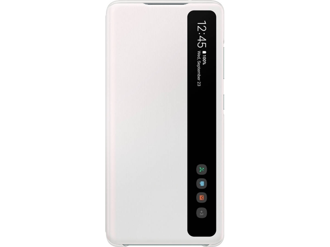 Funda Galaxy S20 FE SAMSUNG Clear View Blanco