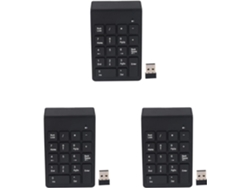 Teclado Numérico 3x, Usb, 18 Teclas Con Mini Receptor 2.4g Para Portátil