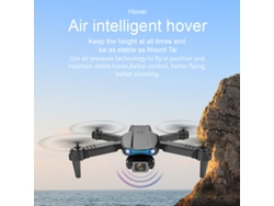 Dron de control remoto con cámara 4K (Cámara doble - Duración de la batería: 15 min - Negro) YIZHOOD