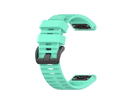 Correa Para Garmin Fenix 6x Pro 26mm Correa De Reloj De Silicona Azul Lago VENISYMLIS