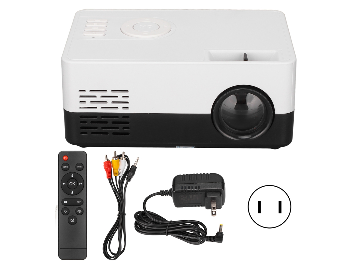 Miniproyector Led Portátil, Lámpara Con Una Vida Útil De 30.000 Horas, Tecnología Hdr De Rango Dinámico, Alto Brillo, Ideal Para El Hogar Y La Oficina.