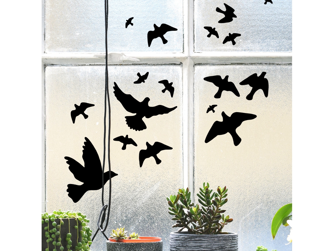 Pegatinas de colibrí, decoración de ventanas anticolisión RNEMITERY
