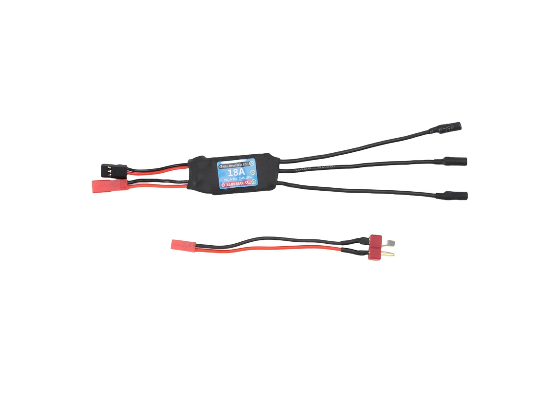 Controlador Electrónico De Velocidad (esc) Sin Escobillas De 18 A Con Conector Banana Hembra De 3,5 Mm Para Baterías De 2 A 4s Wltoys K989