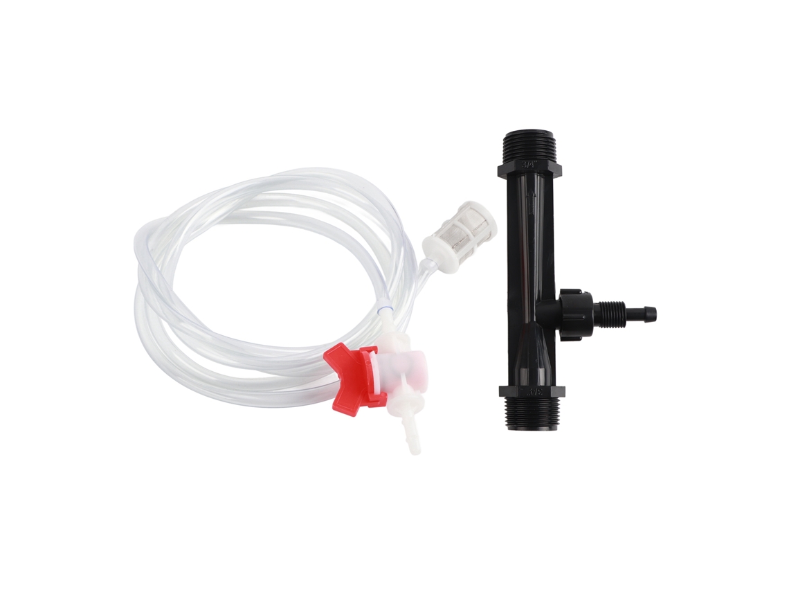 Kit De Riego Para Jardín Con Inyector De Fertilizante G3/4, Filtro, Llave Inglesa Y Tubería De Agua.