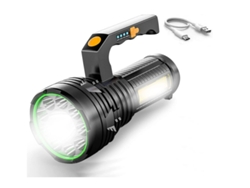 Linterna LED recargable USB con batería de 1200 Mah TURMIN
