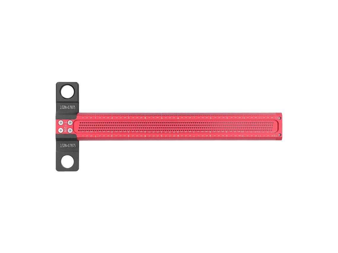 Regla Marcadora Métrica De Aleación De Aluminio Para Carpintería, Para Medición Y Trazado.