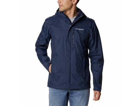 Abrigo para Hombre COLUMBIA Pouring Adventure Ii Azul para Montaña (M)