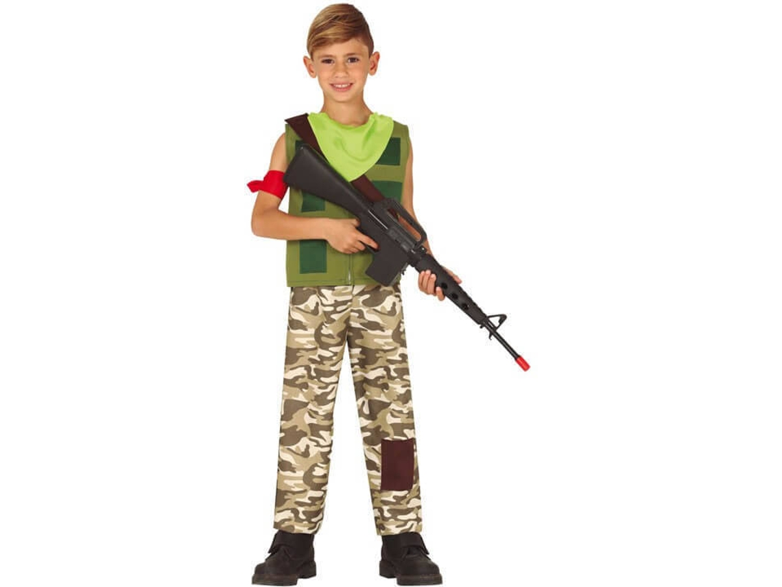 Disfraz de Niño DISFRAZZES Soldado De Combate (Talla: 7 a 9 años)