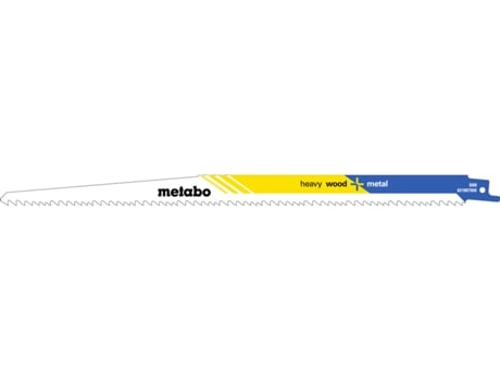 METABO 5 hojas para sierras de sable "heavy wood + metal" 300 x 1,25 mm (631987000)