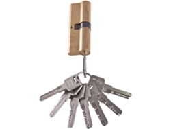 Cerradura De Cilindro Europea Barril 90 Mm, Llave. Producto De Alta Calidad Para Uso Residencial Y Comercial