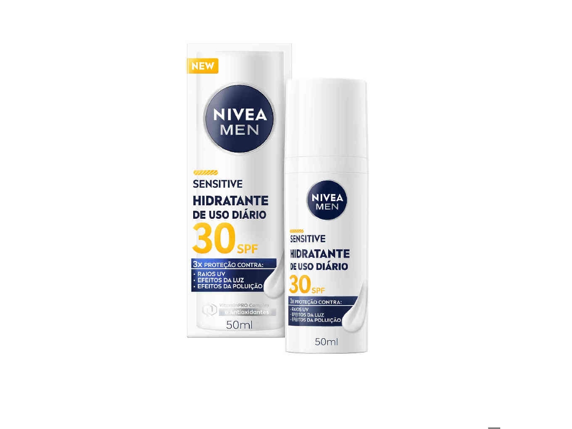 Crema facial Nivea Men Sensitive FPS 30