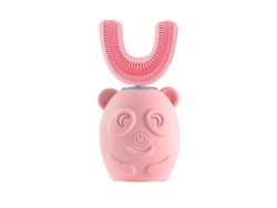 Escova De Dentes Elétrica Infantil Em Formato De U, Com Desenho Animado, Para Bebês Preguiçosos, Automática E Sônica.