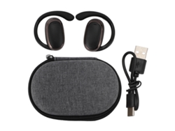 Auriculares Inalámbricos Bluetooth Supraaurales Con Gancho Para La Oreja Y Estuche De Carga Con Pantalla Led.