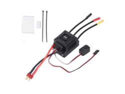 Controlador De Velocidad Eléctrico Esc Sin Escobillas 60a De Aluminio Para Coche Rc 1/10