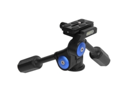 TRUYUETY Trípode Hidráulico con Amortiguación 3D de Alta Resistencia y Cabezal Esférico Panorámico con Doble Mango