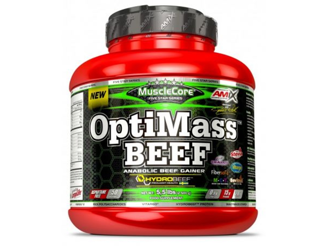Optimass Beef Gainer 2 5 kg Musclecore Frutos Del Bosque AMIX