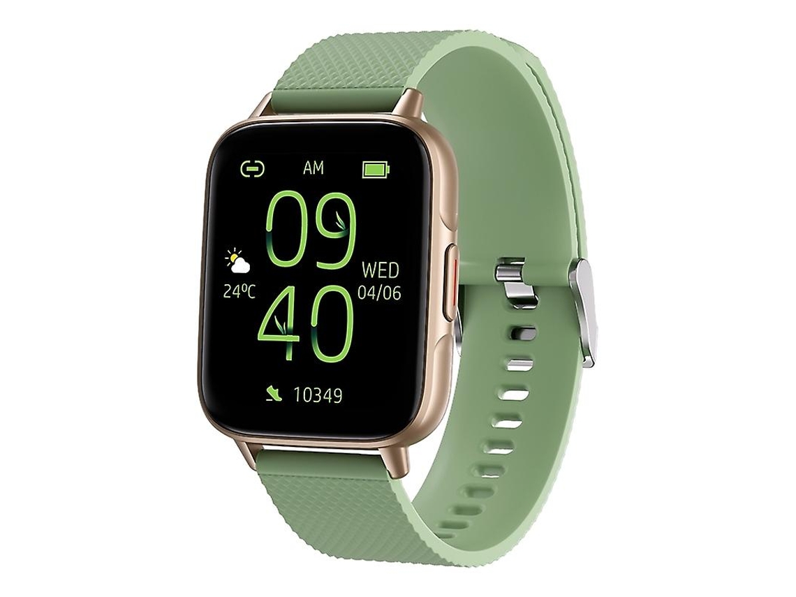 Reloj inteligente Fw02 con correa de silicona y pantalla cuadrada de 1,7 pulgadas Ly Ebike