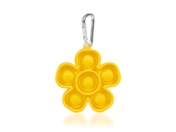 Mini Bubble Pop It Juguete Sensitivo Desestresante, Burbujas De Silicona Para Apretar Y Pulsar. Diseño Flor Con Llavero.