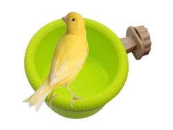 2026-baño Para Aves Linjou Funcional Con Perch Desmontable, Bañera Antideslizante Para Jaulas De Loros