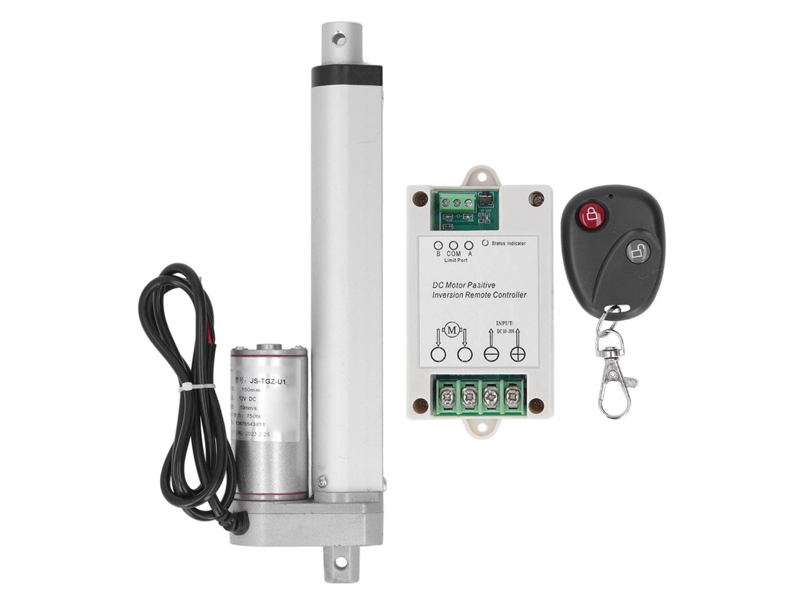 Actuador Eléctrico 12vdc 750n 150mm, Motor De Movimiento Lineal Para Sistema De Elevación Con Control Remoto