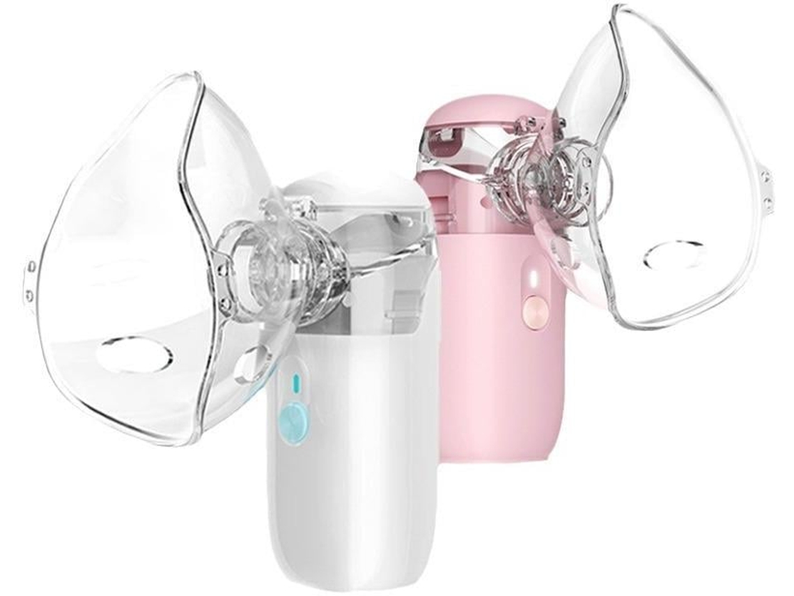 Nebulizador Recargable Usb-c Para Niños Y Adultos Atomización Eficaz Para Casa Y Viajes Szsmart Rosa