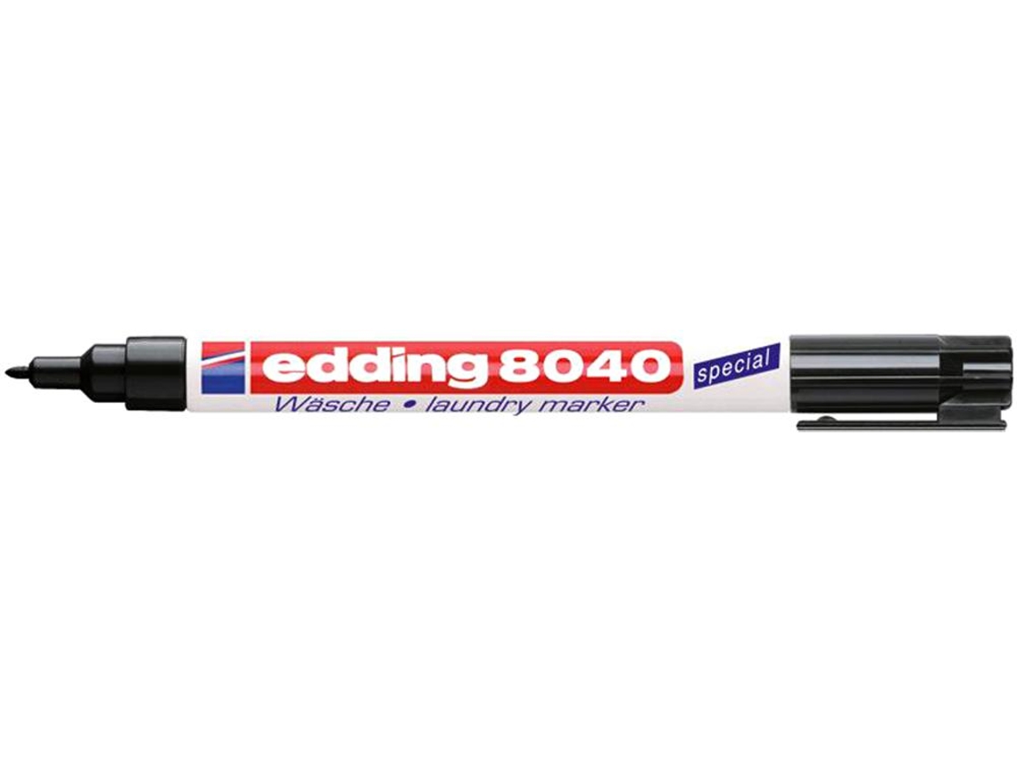MARCADOR EDDING P/ROUPA 8040/01 PRETO