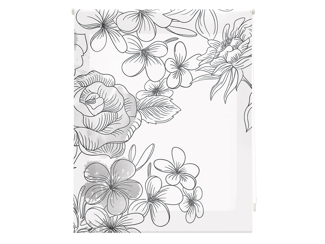 Estor Enrollable HAPPYSTOR Flores 2 Estampado Digital Fantasia E98038 165x250 cm