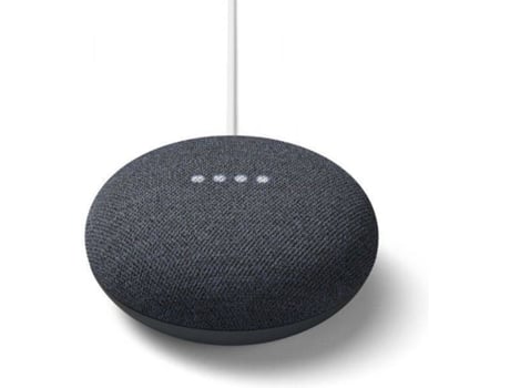 Altavoz Inteligente GOOGLE Home Nest Mini Carbón (Google Assistant - Negro)
