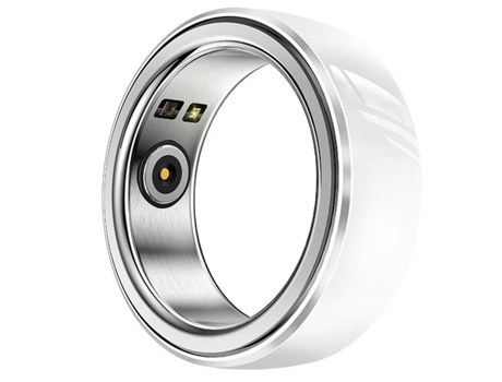 Smart Ring Chronus R8 Bluetooth Múltiples Funciones de Salud Grabación en Múltiples Modos Deportivos(Blanco M) BISBISOUS