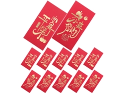 20 Sobres Rojos Nuevos Para El Año Nuevo Chino | Bolsas De Papel Tradicionales Hongbao Para El Festival De