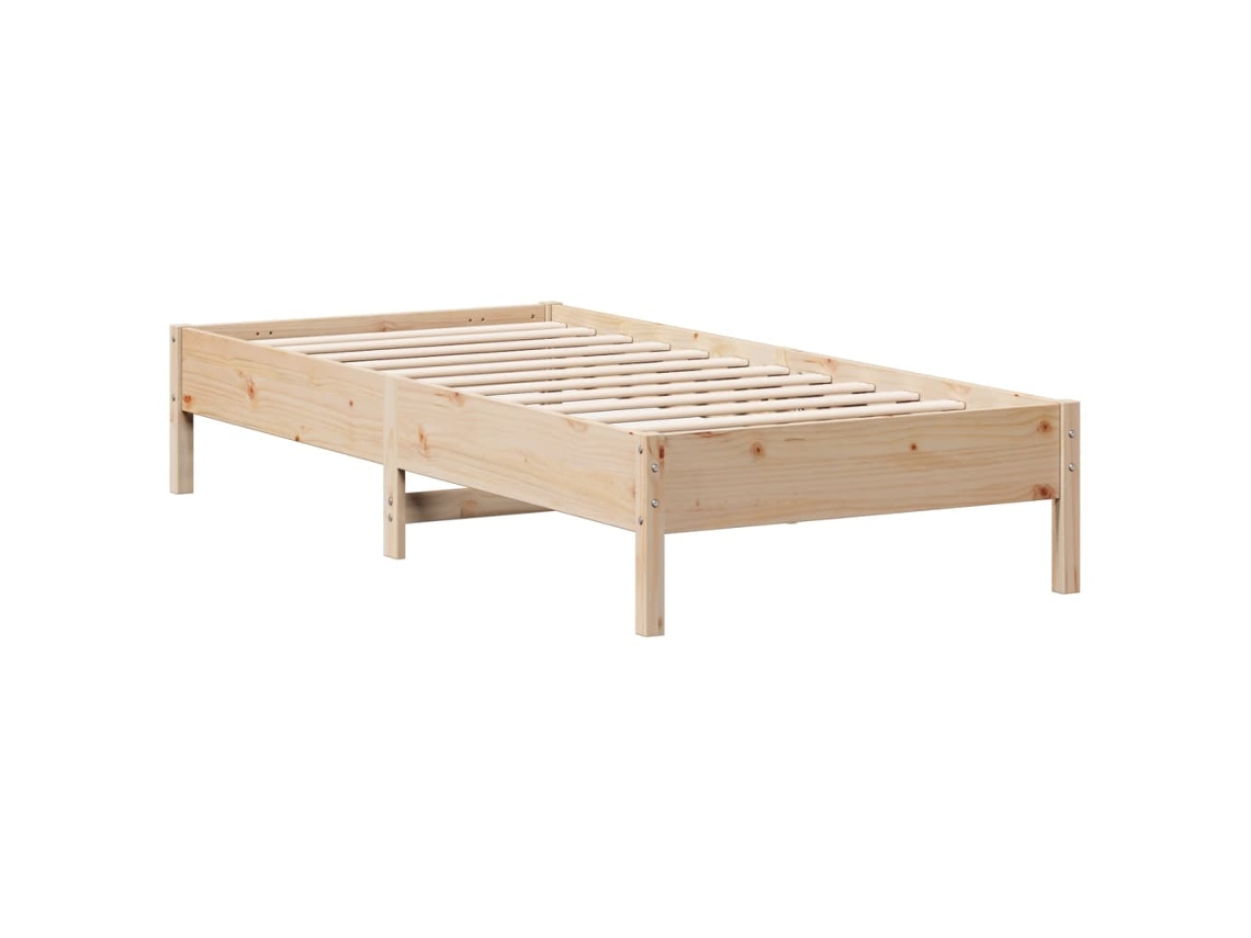 Maison Exclusive - Estructura De Cama Sin Colchón Madera Maciza De Pino 90x200 Cm