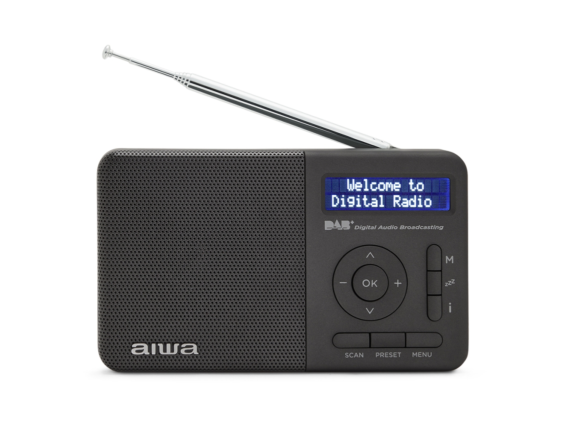 AIWA RD-40DAB/BK radio Portátil Digital Negro