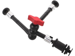 Soporte De Mesa Para Cámara Con Brazo Articulado Y Sistema De Montaje De Teléfono Ajustable.