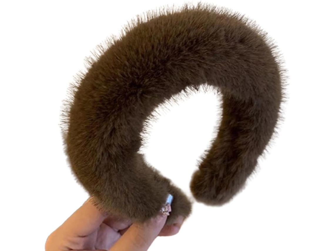 Diadema De Piel Sintética Para Mujer - Antideslizante, Estilo Casual, Ala Ancha. Lavable.