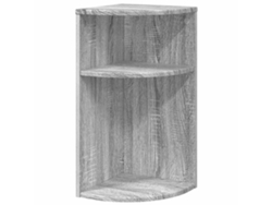 Maison Exclusive - Mesa Auxiliar Gris Sonoma 29,6 X 29,6 X 60 Cm
