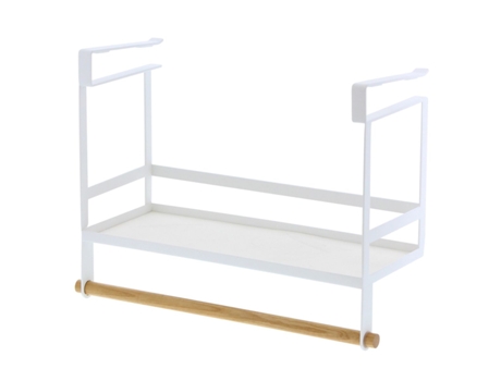 Soporte de Cocina YAMAZAKI Almacenamiento de cocina de metal y madera