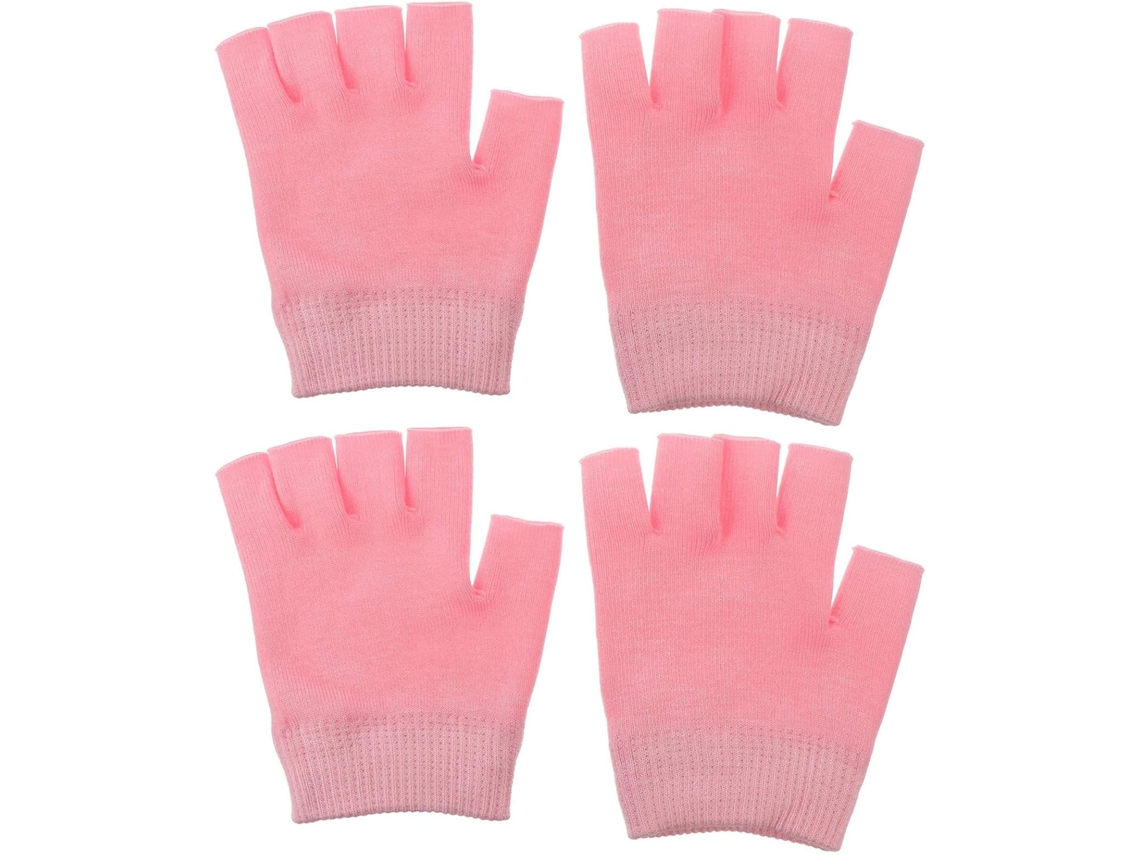 Manoplas De Gel Hidratante Rosa Para Manos Secas