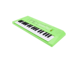 Teclado De Piano Electrónico Para Niños, 37 Teclas, Con Micrófono, Educativo, Color Verde.