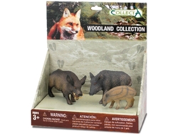 Figura de Jugar COLLECTA Set 3 Cerdos Salvajes (16 x 17,5 x 10 cm)