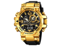 Reloj Electrónico Deportivo Para Estudiantes Y Jóvenes (oro Negro), Elegante Reloj De Pulsera Multifuncional.