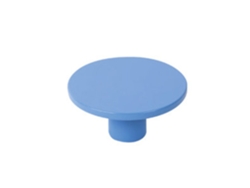 Tirador para muebles de ABS, 40 mm de diámetro, pintado de azul, paquete de 36 unidades, HARDWAREXCHANGE