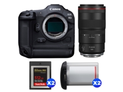 Canon Eos R3 + Rf 100mm F/2.8 L Macro Is Usm + 2 Sandisk 512gb Extreme Pro Cfexpress Type B + 2 Canon Lp-e19 + Ebook Pricedirect