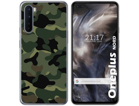 Carcasa OnePlus Nord TUMUNDOSMARTPHONE Camuflaje Multicolor