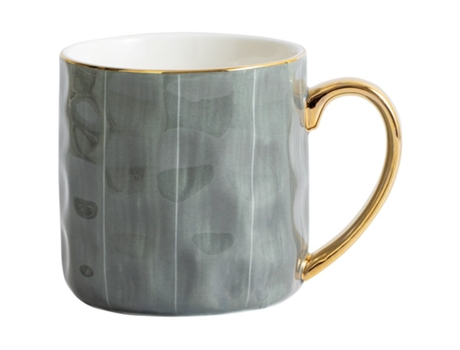 Taza XGF Tazas de café nórdicas Mate Luxury Gold Water Cafe Tea Leche Tazas de leche condensada Cafetería Copa de cerámica Platillo Traje con cucha...