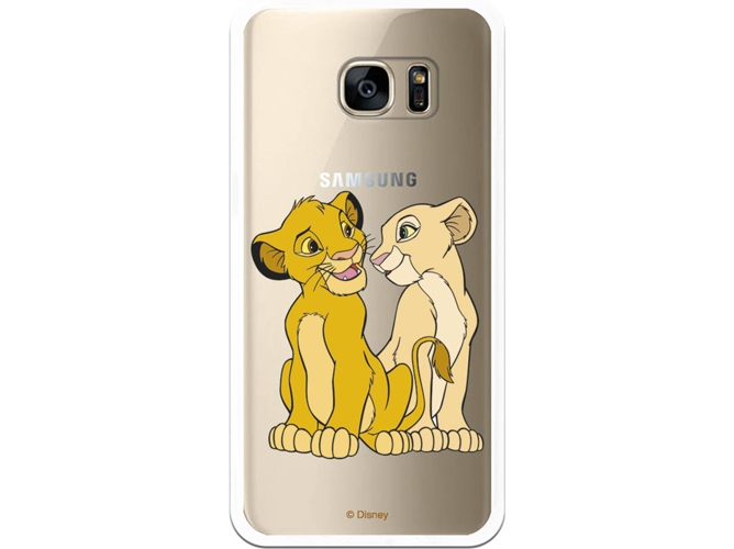 Carcasa Samsung Galaxy S7 Edge DISNEY Simba y Nala Multicolor