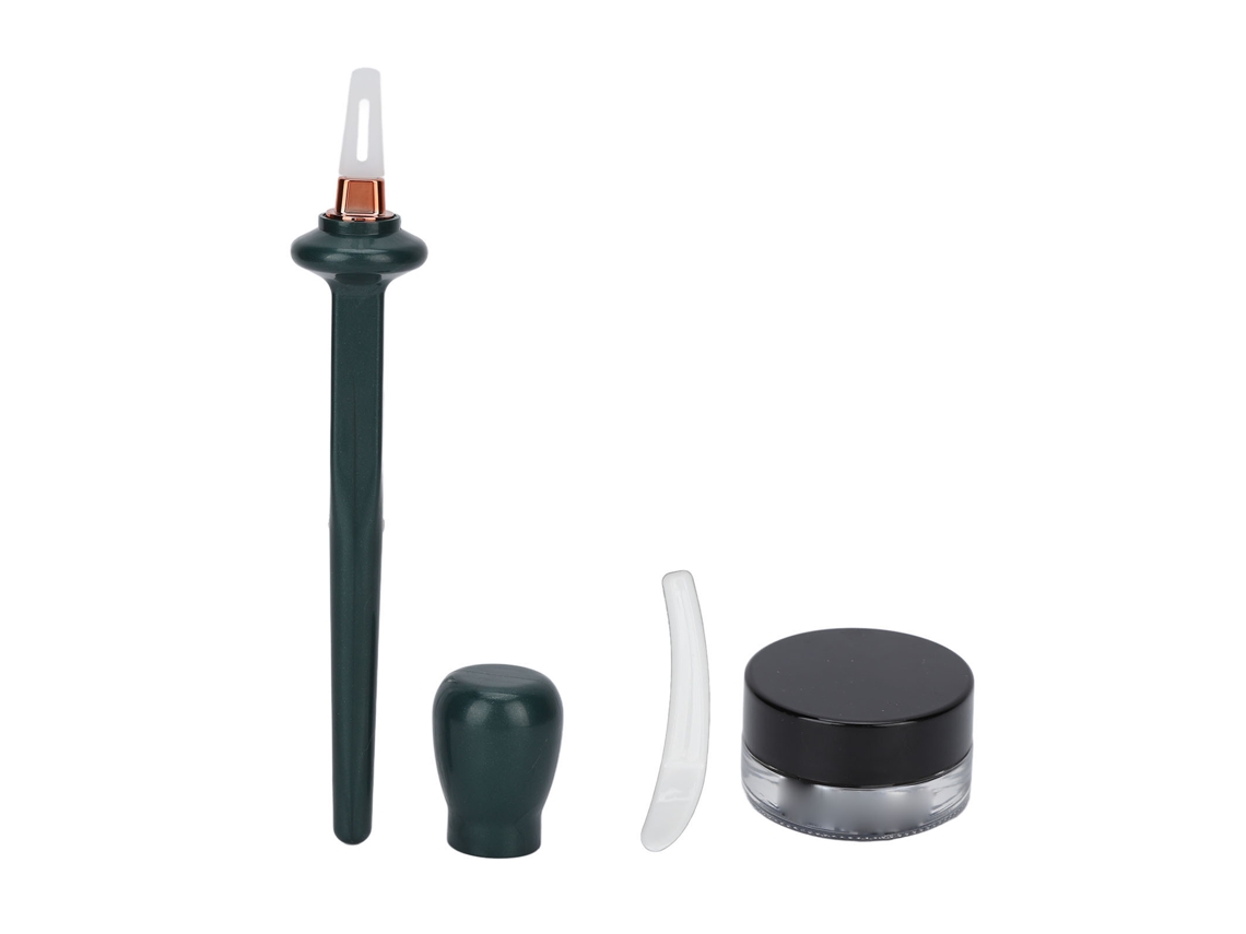 3pcs Set De Herramientas De Eyeliner De Gel Silicona Impermeable