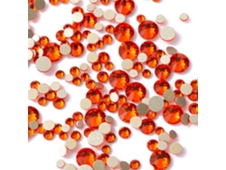 Diamantes de imitación de cristal con parte posterior plana para decoración de uñas. KOFIHETY