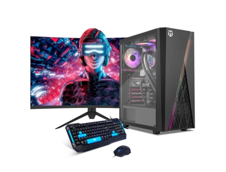 Torre NEO-PC Delta Gaming Intel I5-11400F/16GB/1TB M.2/GTX 1650 Monitor 27 FullHD Teclado y ratón.