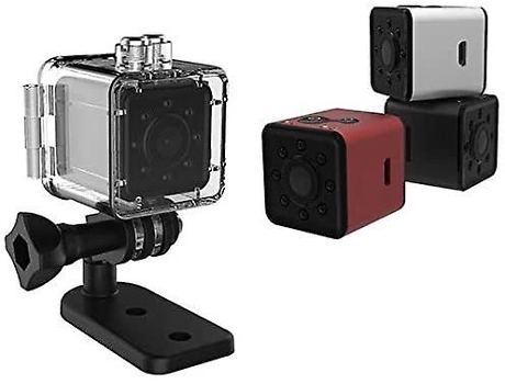 Mini cámara oculta Sq13 Wifi Ip P2P Cámaras Impermeable Visión nocturna Seguridad CCTV Acción Deportes Cámara Videocámara HD-Negro BISBISOUS