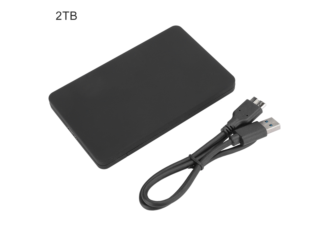 Disco Duro Externo (interfaz Usb 3.0, Diseño Portátil) 2tb Para Notebook Con Indicador Led Azul